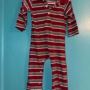 Place Striped Red and White Kids outfit